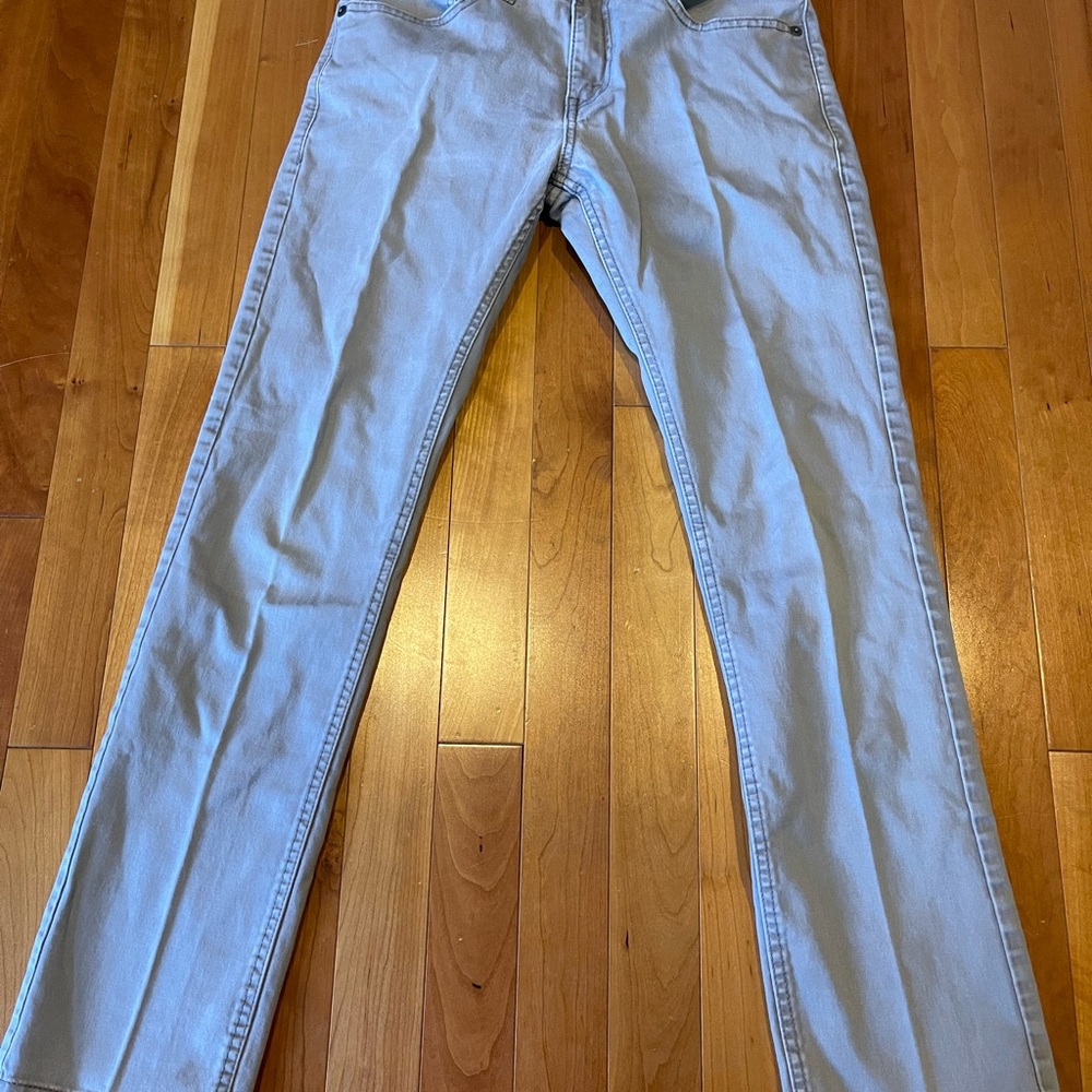 Levi's Gray Straight Jeans